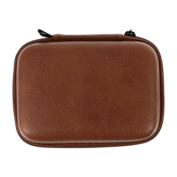 2 Count Earphone Storage Bag Headset Organizer Child Man 12.00X9.00X5.00CM Brown