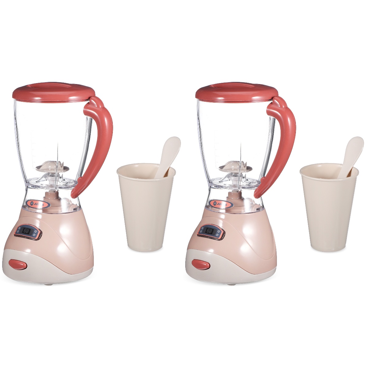 2 Count Electric Juice Machine Blenders Kids Kitchen Playset Kitchen