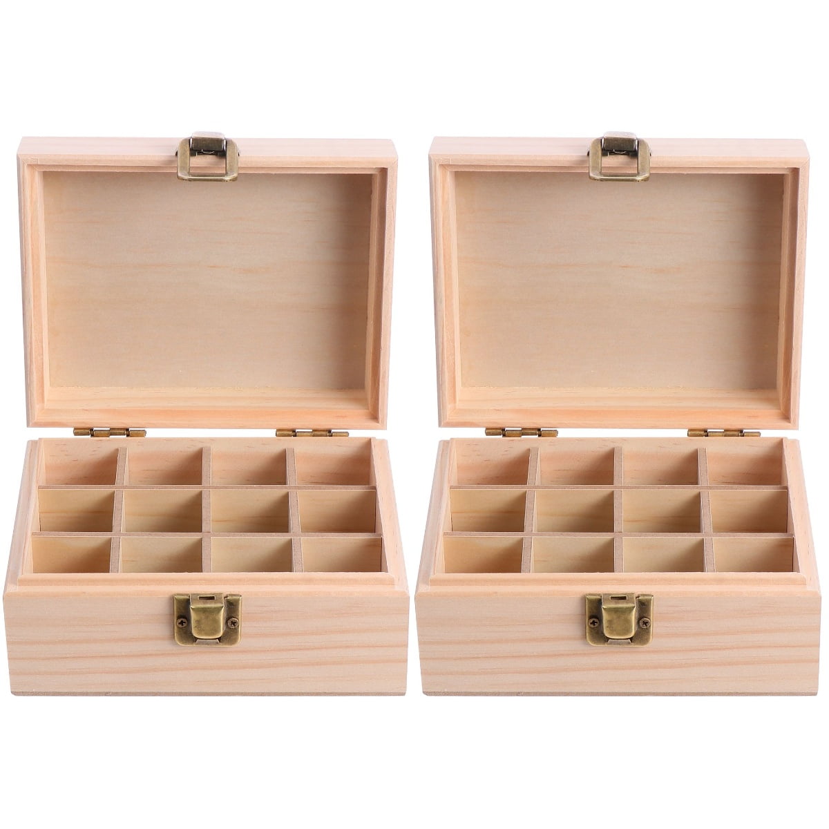 2 Count Essential Oil Box Vial Diffuser Diffusers for Powder Container ...