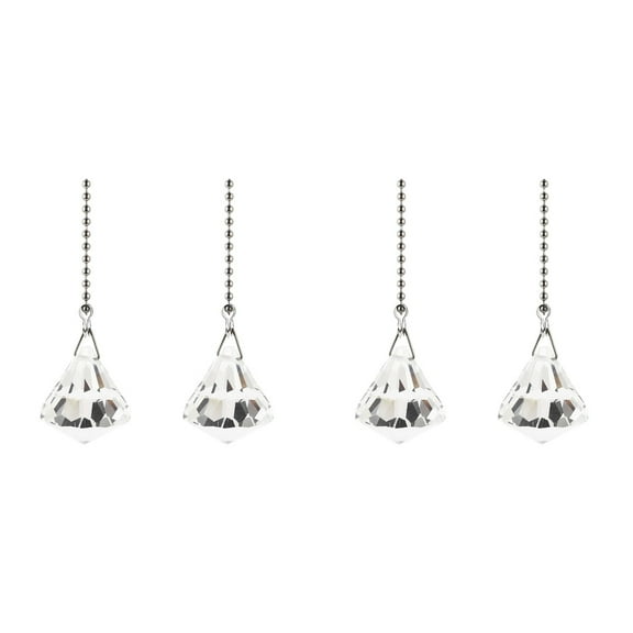 2 Count Fan Light Pendant Fixture Globes Car The Chain Switch Transparent