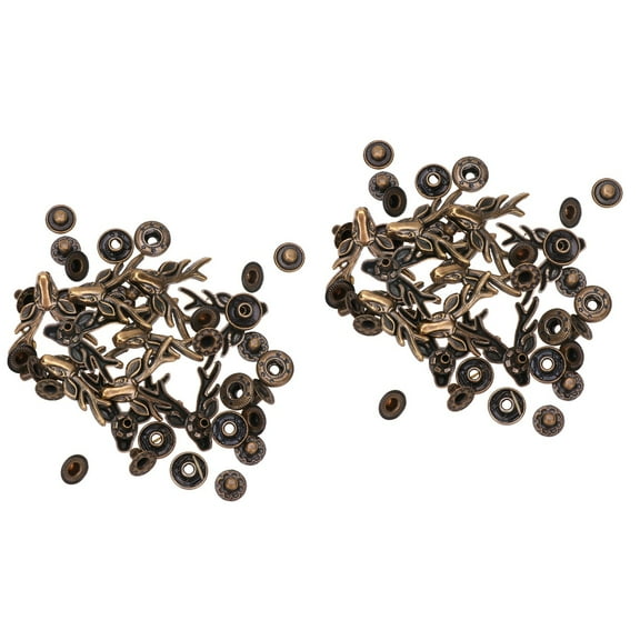 2 Count Fasteners Clasp Button Snap Magnetic Pin Backs Belt Brooch