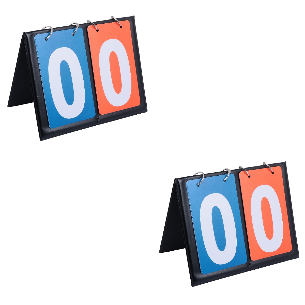 2 Count Flip Card Drainage Basket Portable Scoreboard Basketball