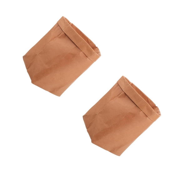 RENACLIPY Kraft Paper Flowerpot with Rose Storage Pouch, Breathable Indoor Planter for Home Decor and Gardening Use