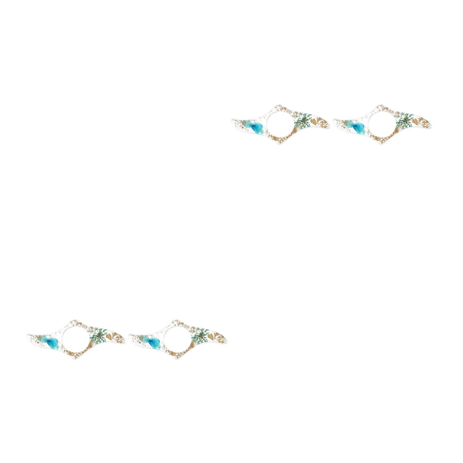 2 Count Flower Ring Bookmark Multi-function Page Holder Stand Bookmarks ...