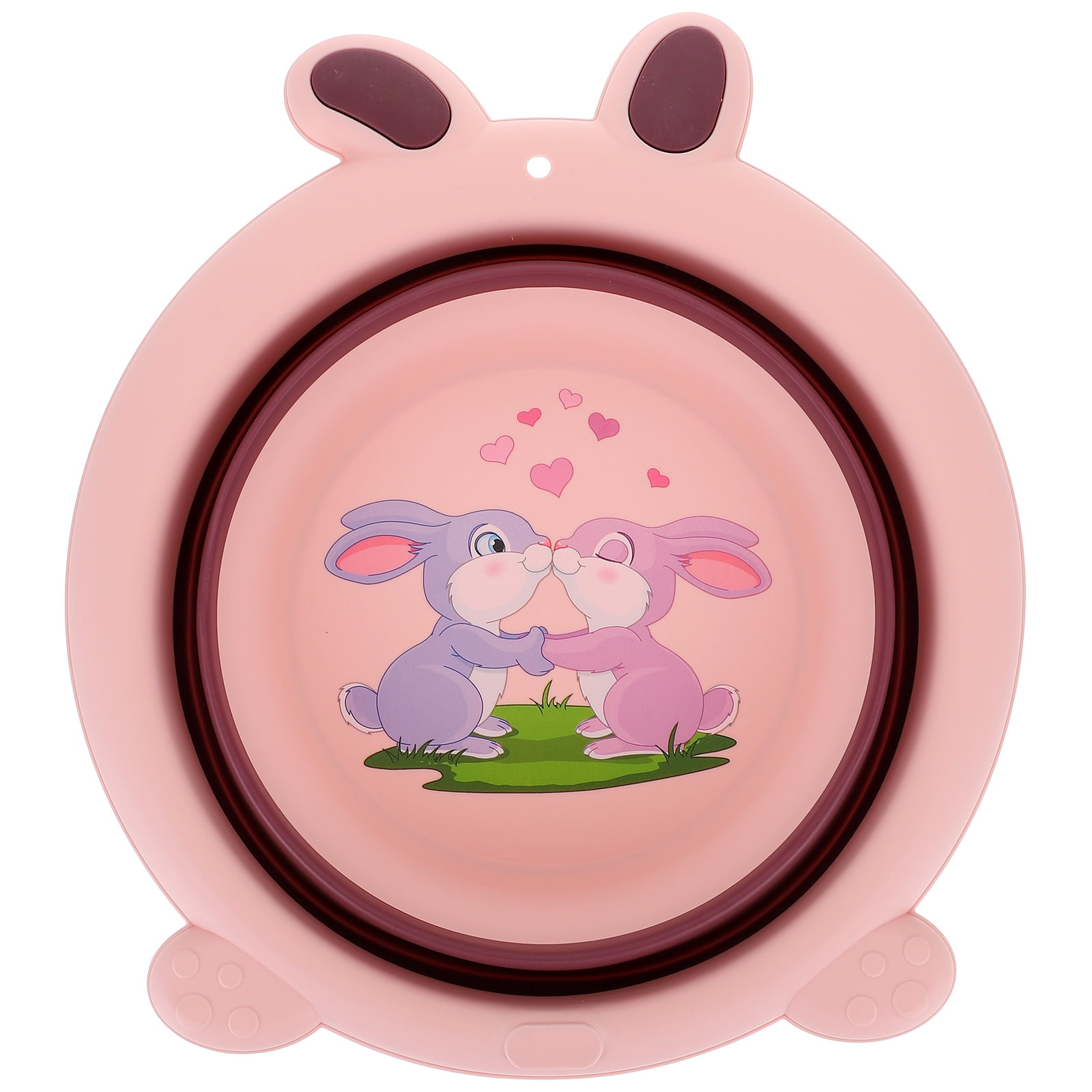 2 Count Folding Foot Basin Bathtub Baby Bath Tub Baby Face Wash Basin