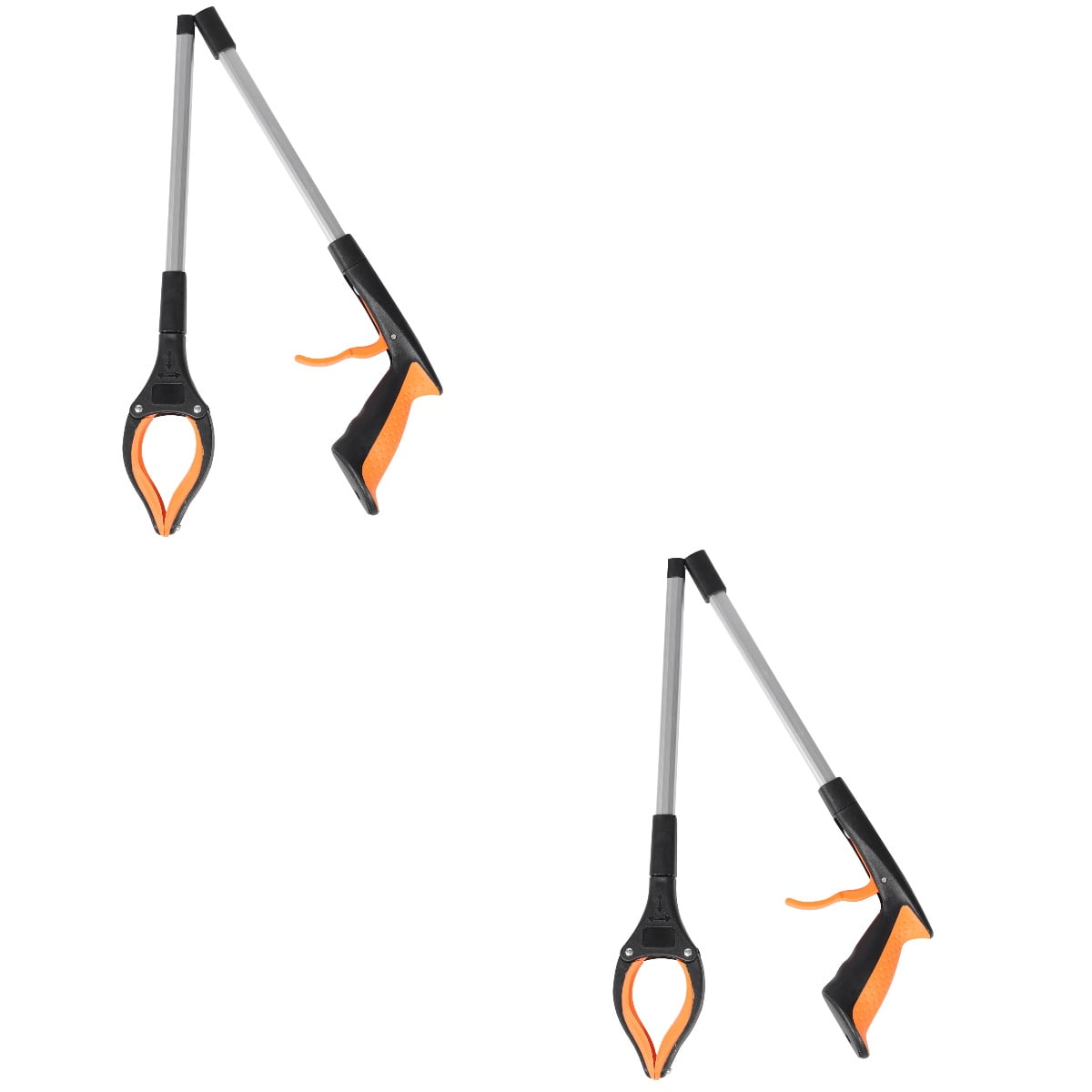 2 Count Folding Garbage Clip Grabber Can Trash Picker Upper Tool Men's