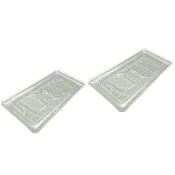 2 Count Food Trays Inflatable Ice Bar Salad Plate Large Size Cooler