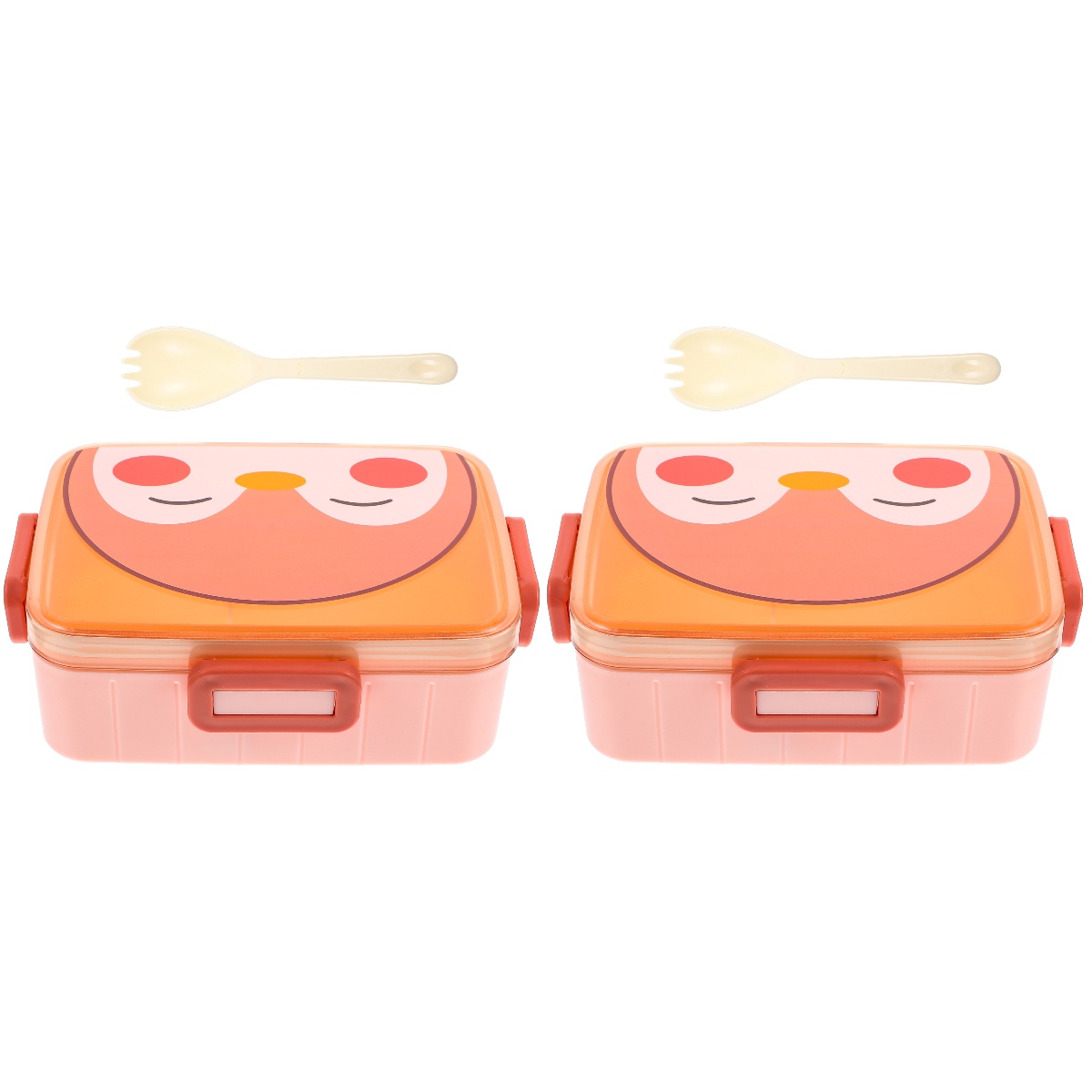 2 Count Freshkeeping Lunch Box Divided Fruit Container Sealing Kid