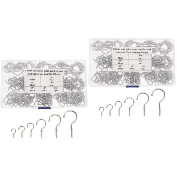 2 Count Friendly Pipe Self-tapping Screws Hanging Hooks Coffee Mug Hanger