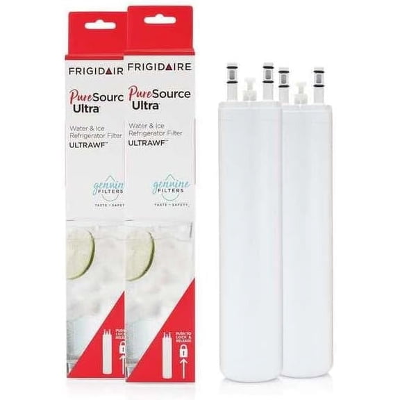 2 Count, Frigidaire ULTRAWF PureSource Ultra Refrigerator Water Filter, Original White