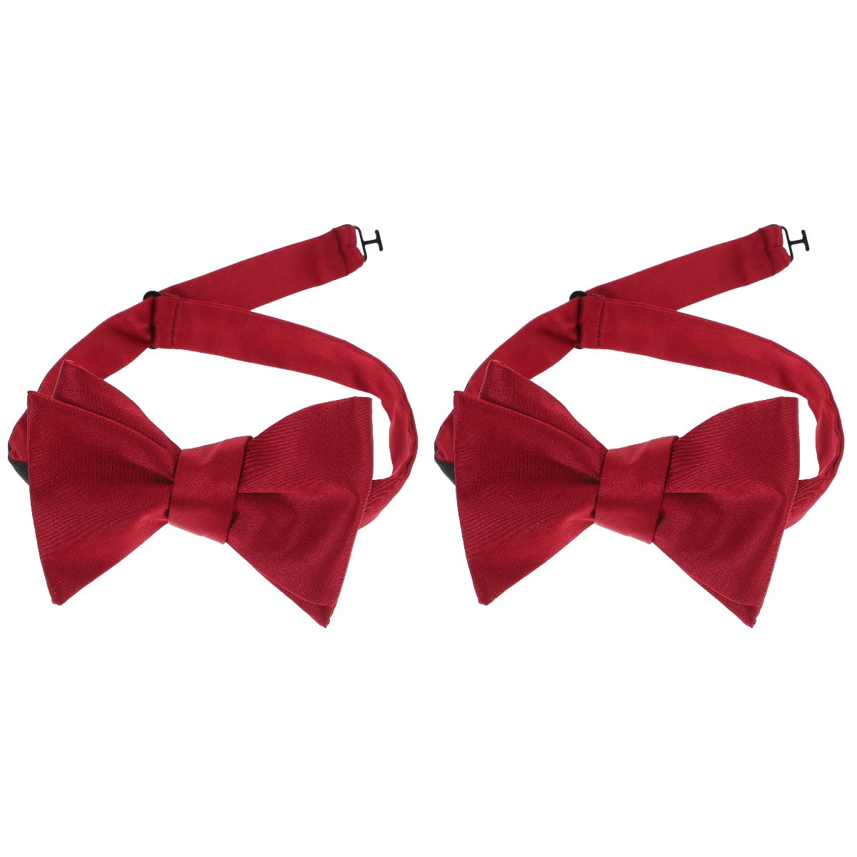 2 Count Gourd Hand Tie Bow Men Bowtie Dark Green Formal Wear Gifts Mens