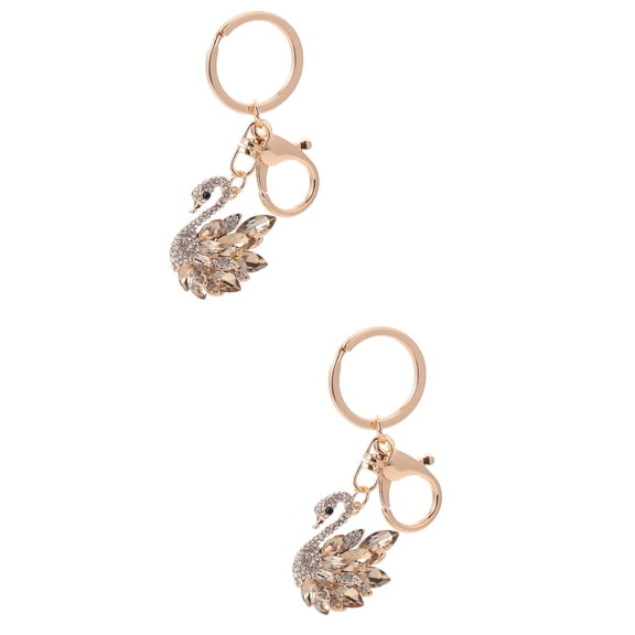 SOPOTUTU Lovely Car Bag Hanging Decorations Key Chain 2Pcs