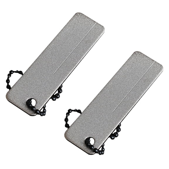 2 Count Granite Knife Sharpener Fish Hook Sharpener Work 6.40X1.90X0.20CM