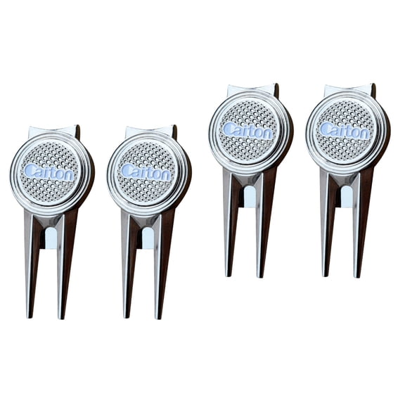 2 Count Green Repair Machine Divot Repair Machine Divot Repair Tool Silver
