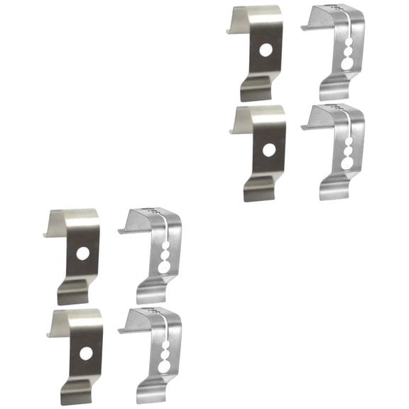 WRISTBIQUE 8-Piece Temperature Probe Clip Set for BBQ Grilling, 1.63 x 0.59 x 0.59 inches, BBQ Tools Accessories