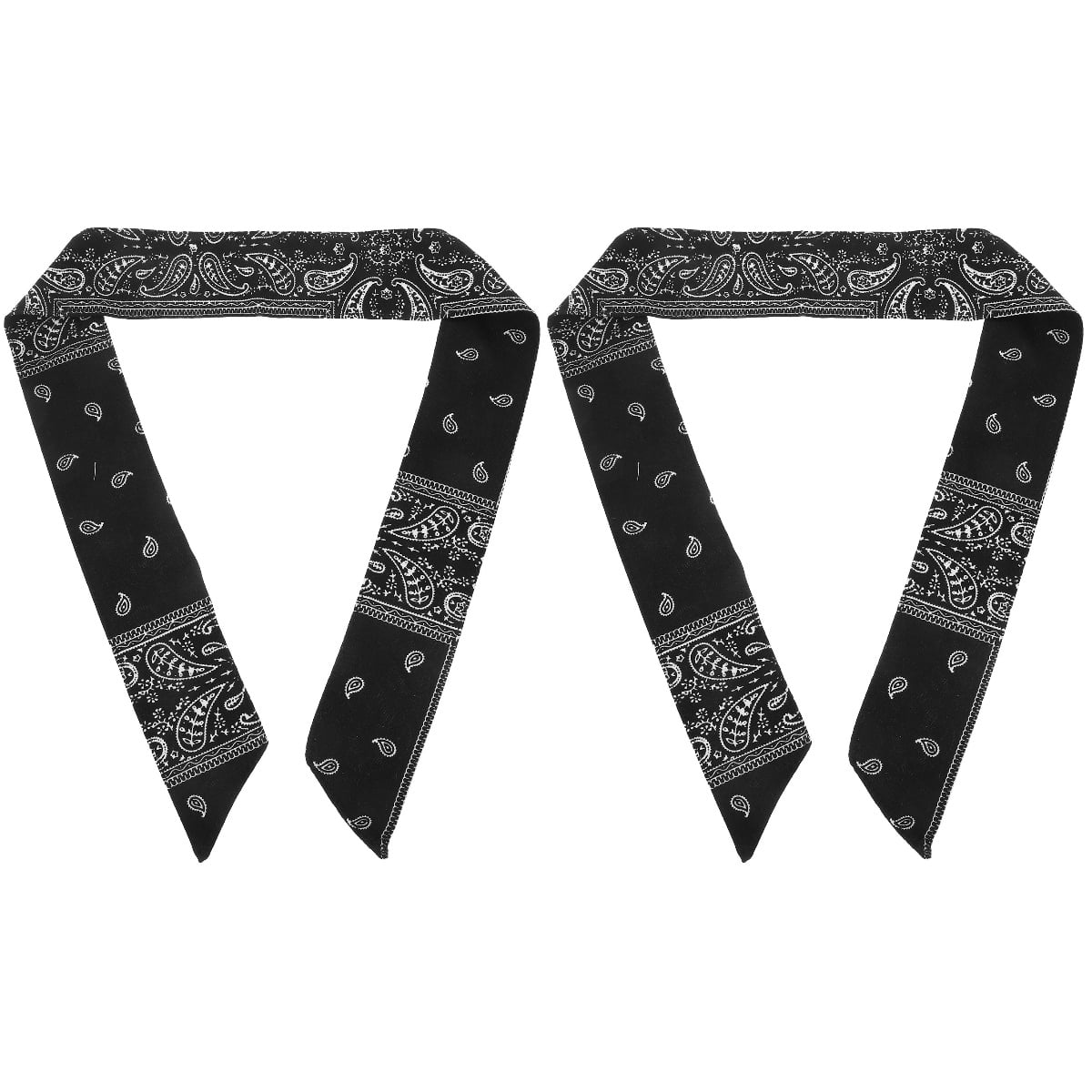 2 Count Hijab Sports Fitness Hair Ties Bandanas for Men Ribbons Braid ...