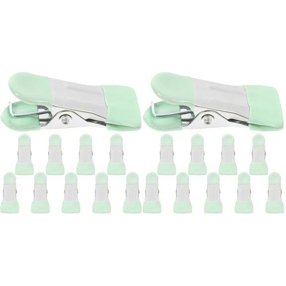 2 Count Household Quilt Clips Clothes Pin White Binder Paper Hooks with