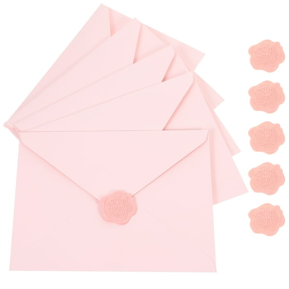 2 Count Paper Envelopes for Invitations Thank Party Men and Women Pink