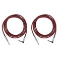 thumbnail image 1 of FENGGUIQU 2Set Guitar Audio Patch Cable Woven Design Copper Core for Music Practice, 1 of 6