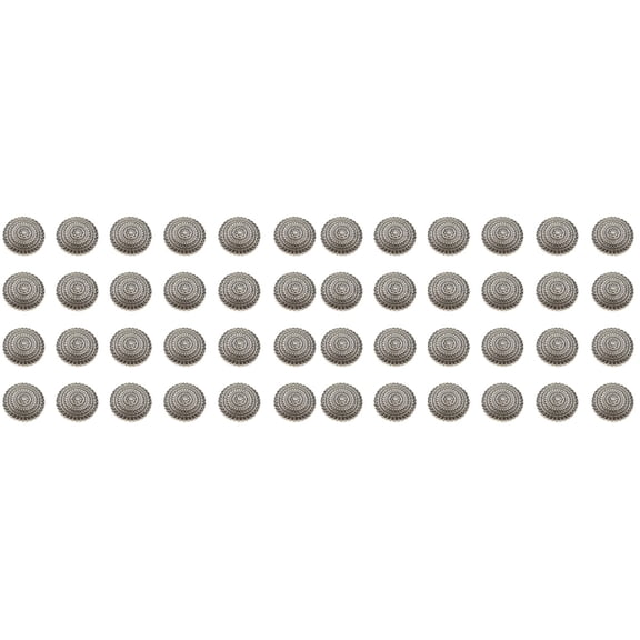 2 Count Large Buttons Maker Machine Decorative Shirt Silver