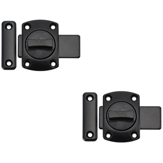 2 Count Latches Bolts Screen Door Lock Home Security Door Lock Cabinet Locks Alloy Door Latch inside Door Lock