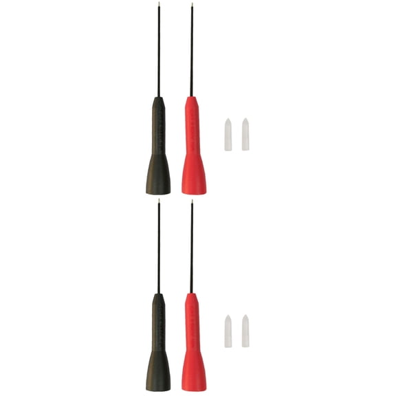 2 Count Lead Banana Plugs Silicone Probes for Multimeter Cable Tester