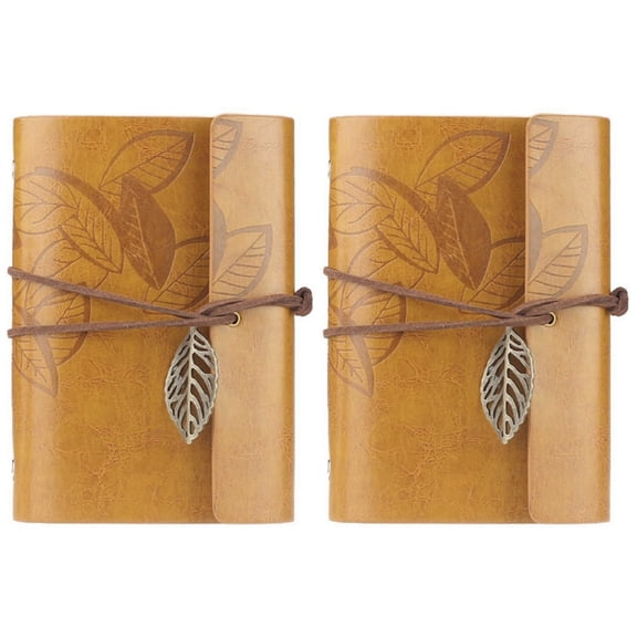 Hytrove Travel Journal With Paper Pages For Recording Memories 2Pcs