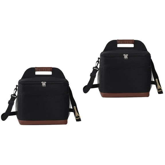 2 Count Lunchbox Handbags Lunxh Boxes Lunchbags Lunchezeaze Mini Cooler Insulated Insulation