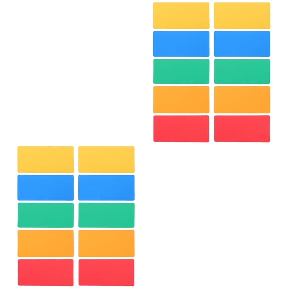 2 Count Magnetic Tiles for Whiteboard Wipe Label Stickers Memo Tags