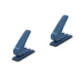 thumbnail image 1 of 2 Count Metal Punch Craft Paper Square Puncher Three Hole Baby Blue, 1 of 8