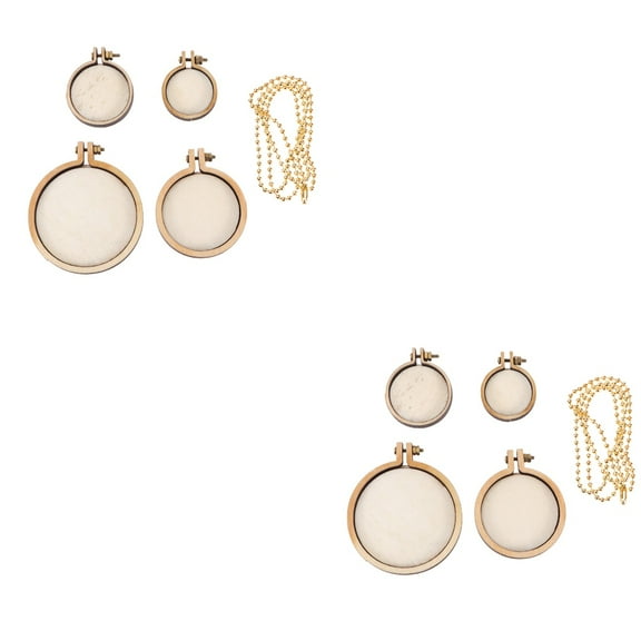 2 Count Mini Embroidery Hoop Sewing Hoop Cross Stitch Frame Size 2