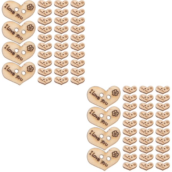 unbranded 200 pcs Sewing Clothing Buttons Diy Coat Buttons Letter Coat Buttons Home Accessory
