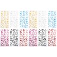 thumbnail image 1 of 2 Count Numbers for Mailbox Alphabet Stickers Glitter Powder, 1 of 8