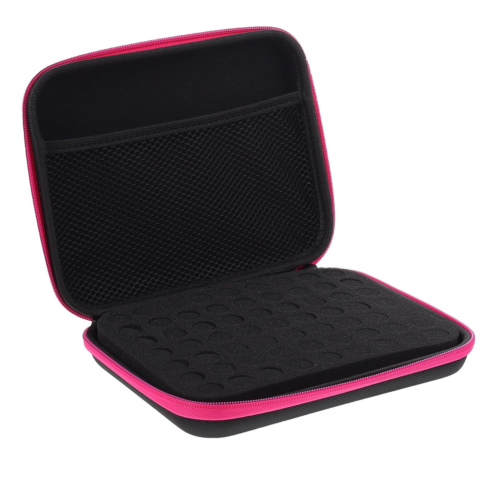 2 Count Oil Bottle Storage Box Suitcase Fingernail Polish Holder Nail