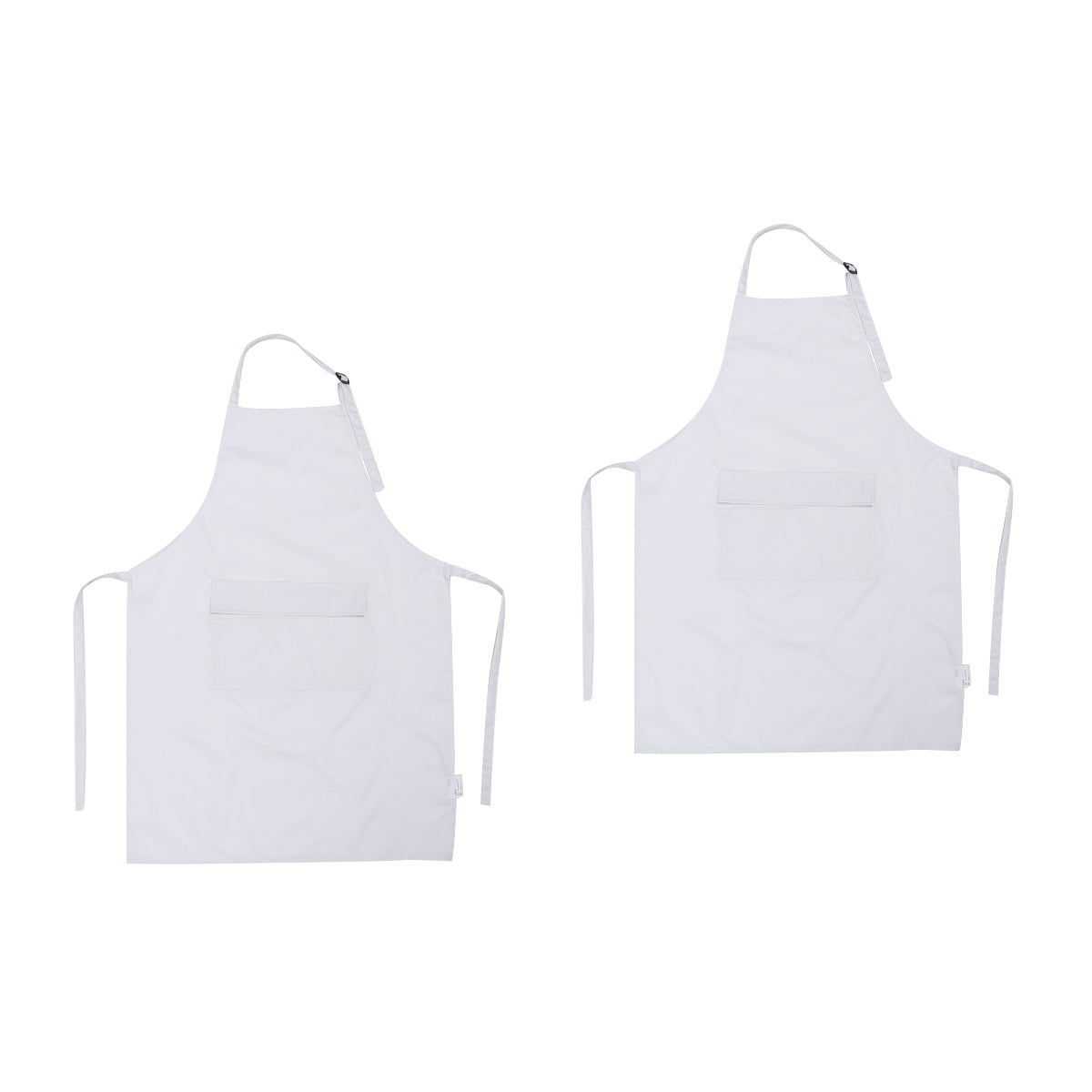 2 Count Oilproof Apron Cooking Long Hanging Neck White Work