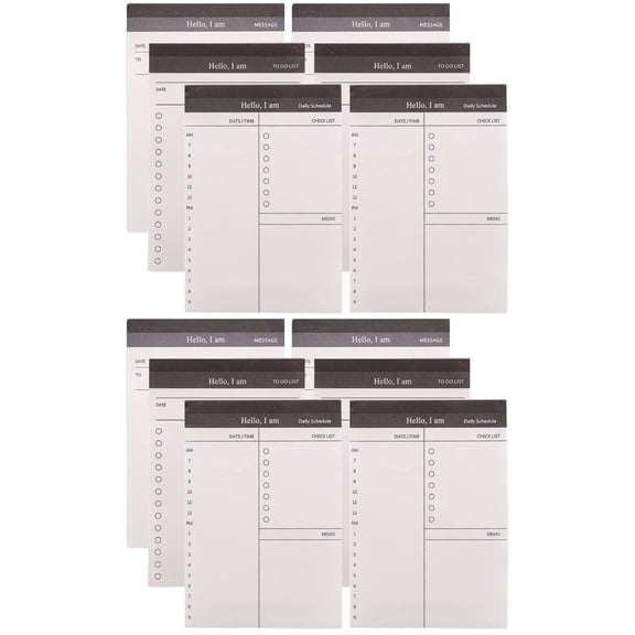 LITINKIMI Lightweight Daily Planner Notepad - Simple Design for Office Use
