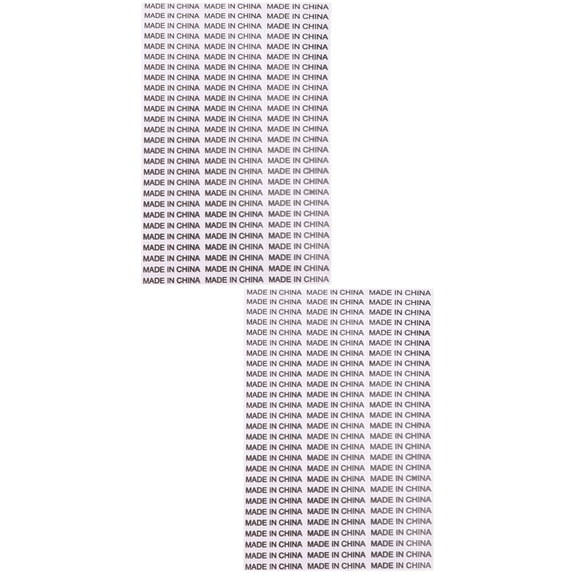 2 Count Package Stickers China Imported Labels Tape Water Bottle Letters Waterproof