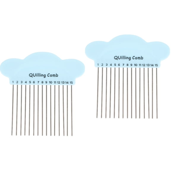 2 Count Paper Braiding Comb Combs Rolling Quilting Supplies