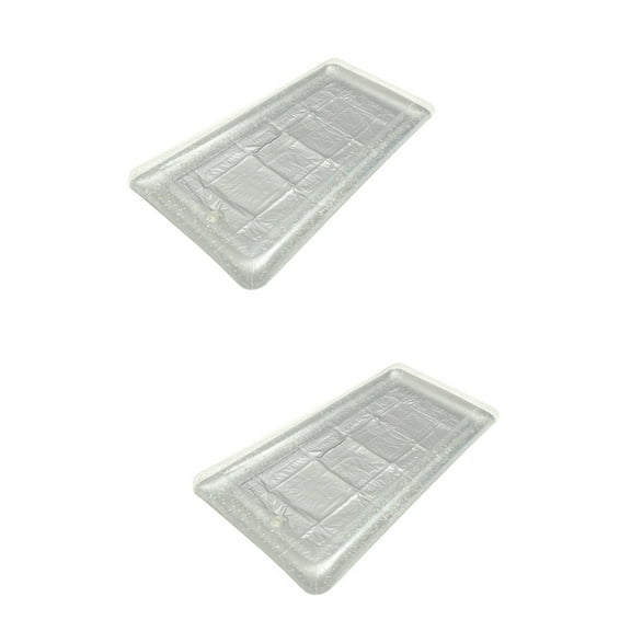 2 Count Party Inflatable Ice Bar Salad Plate Large Size Food Cooler Pool