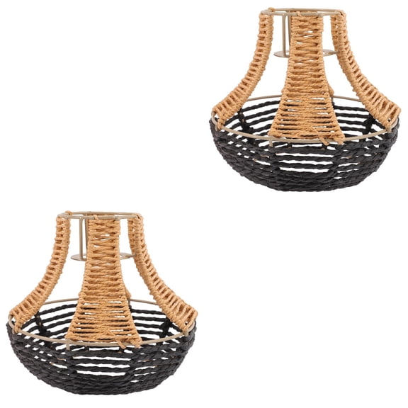 2 Count Pendant Light Rustic Lamp Accessory Decorative Fixture