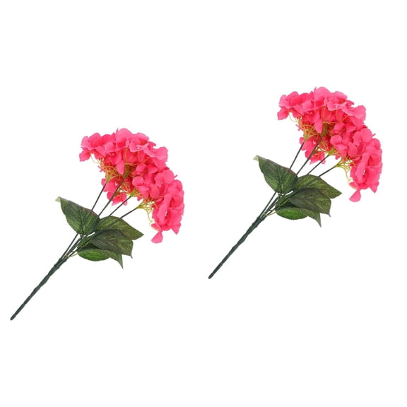 2 Count Peony Garland Home Decor Simulated 5-pronged Hydrangea