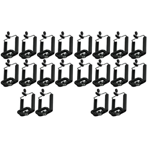 2 Count Phone Holder for Wall Selfie Clip 6.5X5CM Black