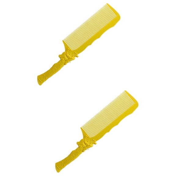 2 Count Professional Hair Combs Tail Hairbrush Detangler Women's