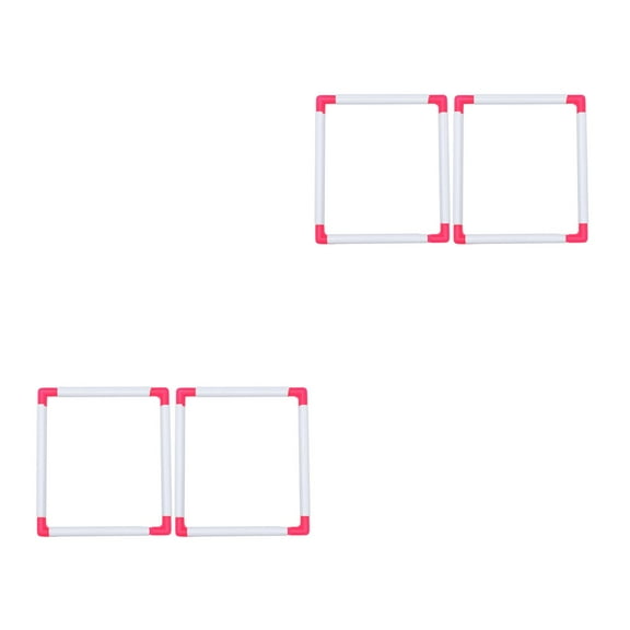 2 Count Quilting Hoop Exceart Plastic Embroidery Frame