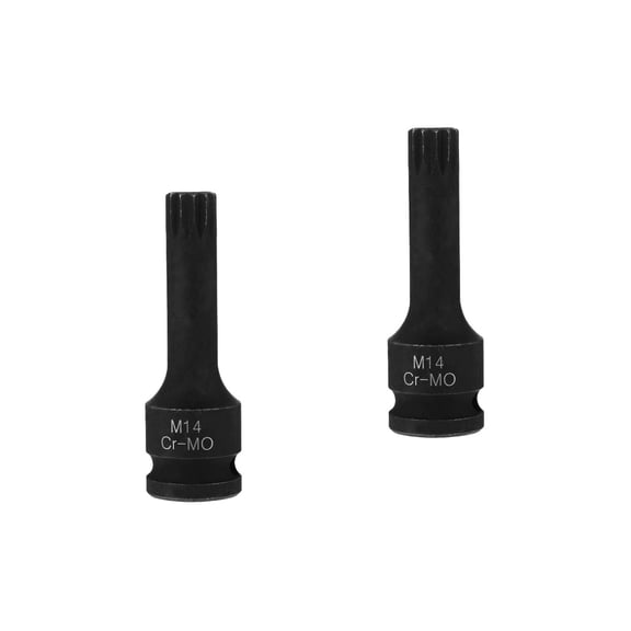 2 Count Ratchet High Hardness Tool 7.8X1.4cm Black