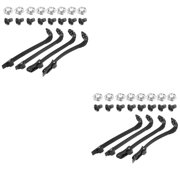 OHOIOLLA Roller Skates Buckle Assorted Color Adjustable Length Stable Fixation for Skate Use 2Pcs