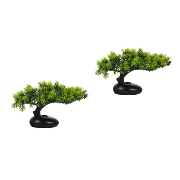 2 Count Sashimi Decoration Pine Tree Figurine Artificial