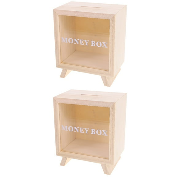 2 Count Savings Jar Vacation Fund Piggy Bank Adult Safe Travel Child