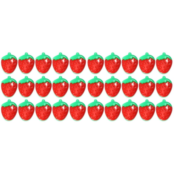 2 Count Scrapbooking Buttons DIY Red Strawberry Unique Designed