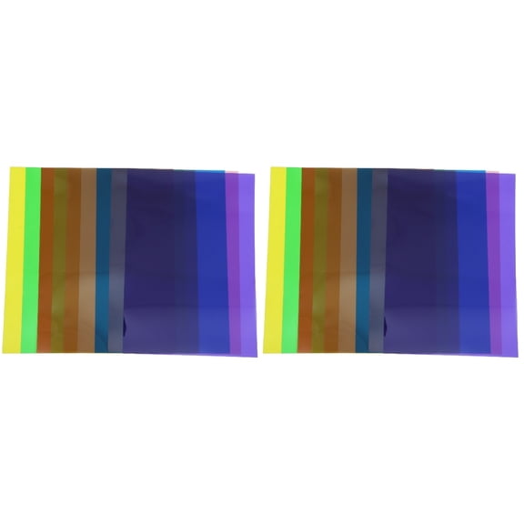 2 Pieces Craft Cellophane Paper Crafts Clear Wrapping Child